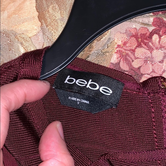 Beautiful marroon bandage dress - Picture 3 of 5